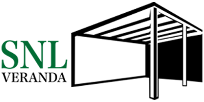Aluminium Veranda - Glazen schuifwand - Zonwering - SNL Veranda - Logo header